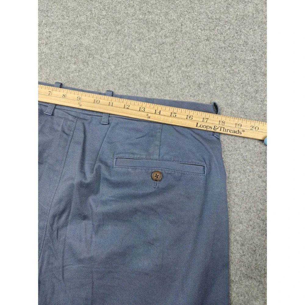 J.Crew‎ Pants Mens 34x32 Blue Flex Straight Chino Stretch Casual Business Office